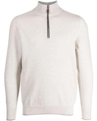 N.Peal Cashmere - Carnaby Pullover Mit Reißverschluss - Lyst
