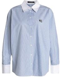 KARL LAGERFELD - Ikon Stripe Shirt - Lyst