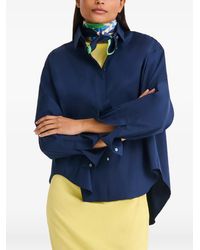 Longchamp - Foulard Porte-Bonheur 70 En Soie - Lyst