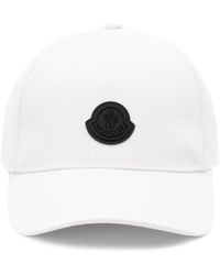 Moncler - Cappello Da Baseball Con Applicazione Logo - Lyst