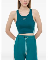 BOSS - Top con diseño colour block - Lyst