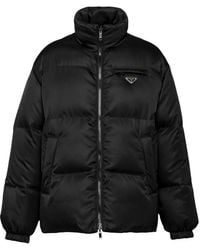 Prada - Wendbare Jacke Aus Re-Nylon - Lyst