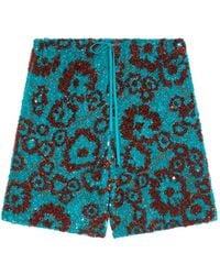Dries Van Noten - Sequin-Embellished Shorts - Lyst