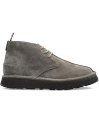 Giorgio Armani - Chukka Lace-Up Boots - Lyst