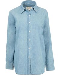 Nili Lotan - Monti Denim Long-Sleeve Shirt - Lyst