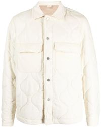 Altea - Quilted Padded Shirt Jacket - Lyst