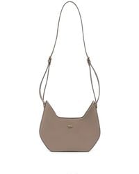Maison Kitsuné - Inaré Fox-Plaque Leather Cross Body Bag - Lyst
