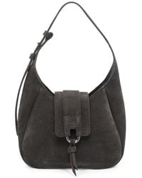 Hogan - Suede Leather Shoulder Bag - Lyst