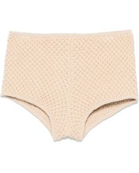 Elie Saab - Pantalones cortos de tejido jersey - Lyst