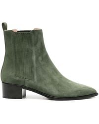 SCAROSSO - Oliva Suede Ankle Boots - Lyst