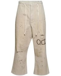 RRR123 - Raw He Distressed Studded Trousers - Lyst