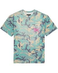 Purple Brand - Graphic-Print Embroidered-Logo Cotton T-Shirt - Lyst