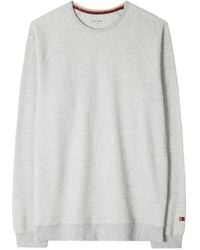 Paul Smith - Waffle-Knit Raglan-Sleeve Sweatshirt - Lyst