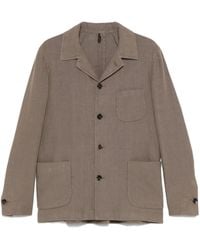 Dell'Oglio - Linen Blazer - Lyst
