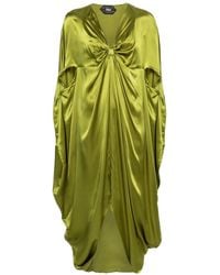 ‎Taller Marmo - Azores Silk-satin Dress - Lyst