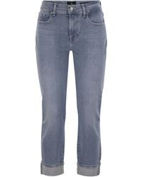 7 For All Mankind - Rolled Belt-Loop Jeans - Lyst