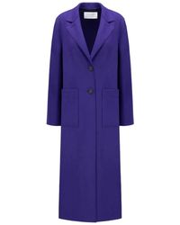 Harris Wharf London - Single-Breasted Coat - Lyst