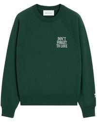 Ami Paris - Cotton Don'T Forget To Love Sweatshirt - Lyst