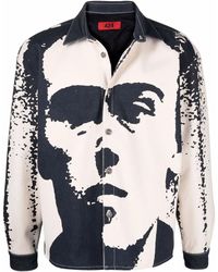 424 - Chaqueta con estampado gráfico - Lyst