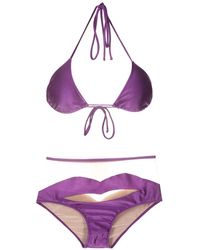 Adriana Degreas - Lips High-waisted Bikini Set - Lyst
