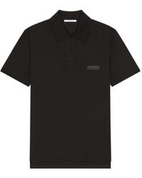 Givenchy - Polo En Coton Avec Paris Gros Grain - Lyst