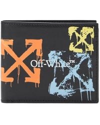 Off-White c/o Virgil Abloh - Bookish Arrow Spray Bi-Fold Wallet - Lyst