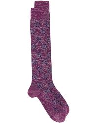 Gucci 'GG Supreme' Socken - Lila