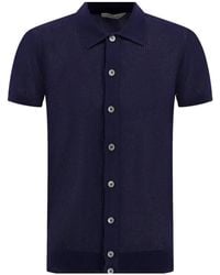 Gran Sasso - Open-Knit Short-Sleeved Shirt - Lyst