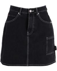 HUGO - Galinda Denim Mini Skirt - Lyst