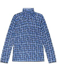 Maliparmi - Patterned Roll-Neck Sweater - Lyst