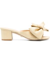Stuart Weitzman - Loveknot 50 Block Slides - Lyst