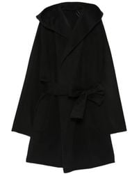 Marella - Belted Hooded Coat - Lyst