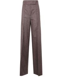 Max Mara - Wool Trousers - Lyst