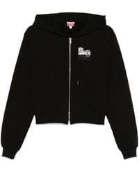 KENZO - Hoodie Mit Logo-Print - Lyst