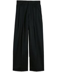 Simone Rocha - Peeling-Waist Wide-Leg Trousers - Lyst