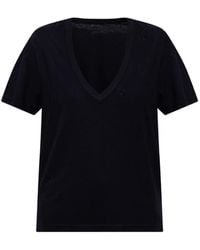 Zadig & Voltaire - Marta Rhinestone-Embellished T-Shirt - Lyst