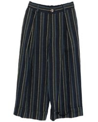 SOH - Striped Pleated Trousers - Lyst