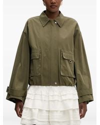 Isabelle Blanche - Zip-Up Pocket-Detail Jacket - Lyst