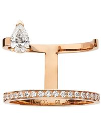 Repossi Ring Blast aus 18kt Roségold mit Diamanten in Mettallic Damen Schmuck Ringe 