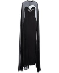 V:PM ATELIER - Sindel Maxi-Jurk Met Cape - Lyst
