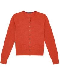 Maliparmi - Crew-Neck Wool Cardigan - Lyst