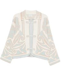 forte_forte - Floral-Print Cardigan - Lyst