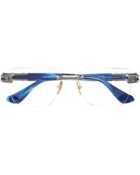 Dita Eyewear - Rahmenlose Brille Mit Eckigem Gestell - Lyst