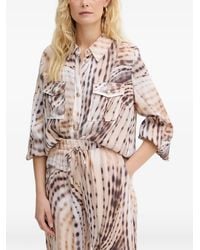 Guess - Abstract-Print Button-Down Shirt - Lyst