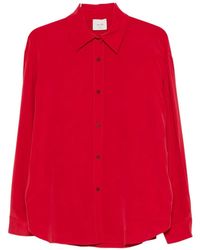 Alysi - Button-Down Silk Shirt - Lyst