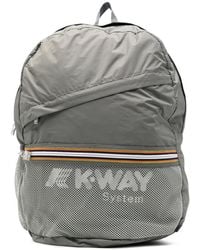 K-Way - Sac À Dos À Logo Imprimé - Lyst