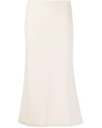 Chloé - Cashmere Midi Skirt - Lyst