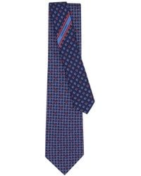 Ferragamo - Gancini Turtles-Print Silk Tie - Lyst
