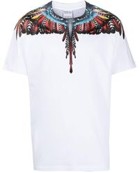 Marcelo Burlon - T-shirt en coton à imprimé Grizzly Wings - Lyst