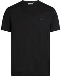 Calvin Klein - T-Shirt À Plaque Logo - Lyst